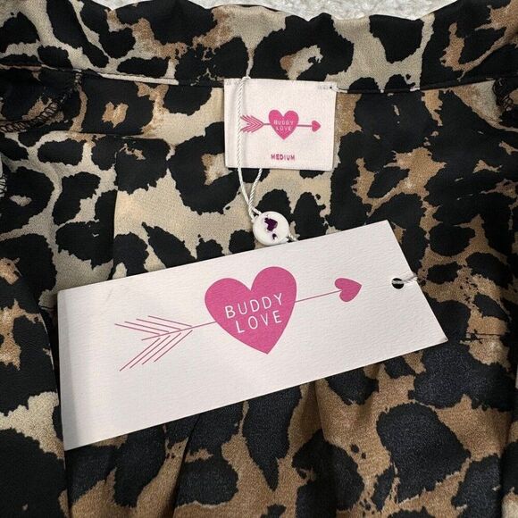 Buddy Love Lara Romper Cheetah Animal Print NEW - Picture 3 of 8